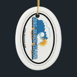 Long Beach Island Keramisch Ornament<br><div class="desc">Long Beach Island New Jersey</div>