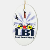 Long Beach Island Keramisch Ornament (Links)