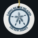 Long Beach Island Keramisch Ornament<br><div class="desc">Long Beach Island New Jersey</div>