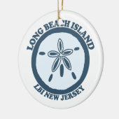 Long Beach Island Keramisch Ornament (Links)