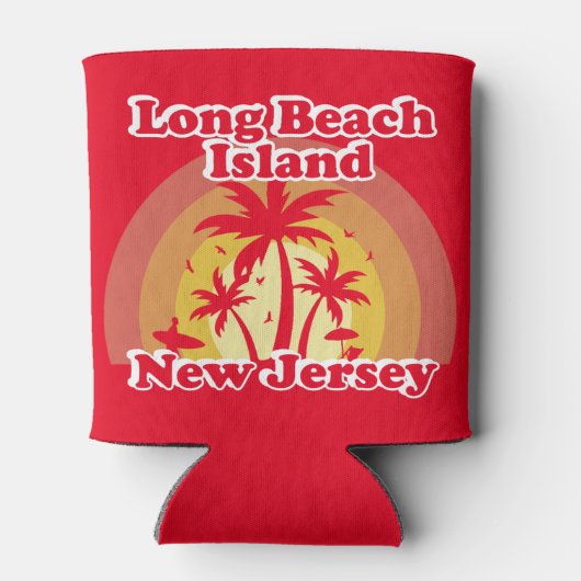  Long Beach Island, New Jersey Blikjeskoeler (Achterkant)