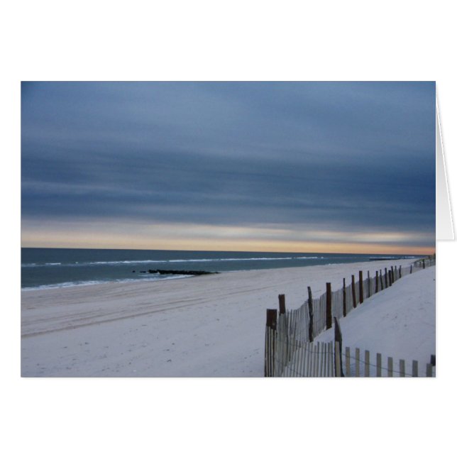 Long Beach Island New Jersey Card (Voorkant Horizontaal)
