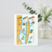 Long Beach Island, New Jersey, kaart (Staand voorkant)