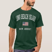 Long Beach Island New Jersey NJ  American T-shirt (Voorkant)
