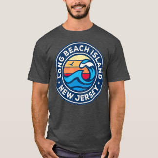 Long Beach Island New Jersey NJ Nautical T-shirt