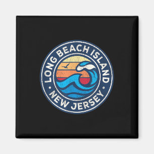 Long Beach Island New Jersey NJ  Nautical W Magneet
