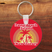 Long Beach Island, New Jersey Sleutelhanger (Achterkant)