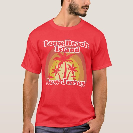  Long Beach Island, New Jersey T-shirt (Voorkant)