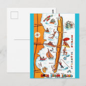 Long Beach Island NJ Ansichtkaart Briefkaart (Voorkant / Achterkant)