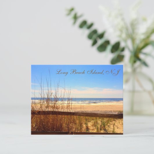 Long Beach Island, NJ Briefkaart LBI (Staand voorkant)
