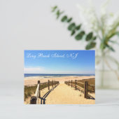 Long Beach Island, NJ LBI Briefkaart (Staand voorkant)