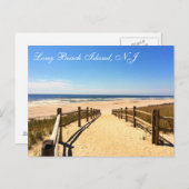 Long Beach Island, NJ LBI Briefkaart (Voorkant / Achterkant)