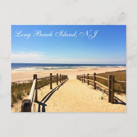 Long Beach Island, NJ LBI Briefkaart (Voorkant)