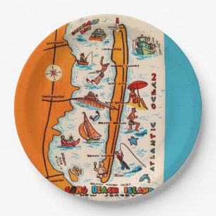 Long Beach Island NJ Papieren Bordje