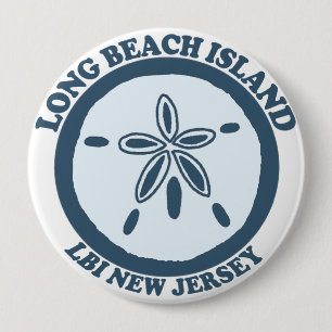 Long Beach Island Ronde Button 4,0 Cm