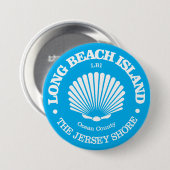 Long Beach Island (zeeschelp) Ronde Button 7,6 Cm (Voorkant /achterkant)