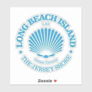 Long Beach Island (zeeschelp) Sticker