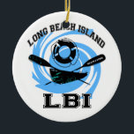 Long Beach Keramisch Ornament<br><div class="desc">Long Beach Island New Jersey</div>