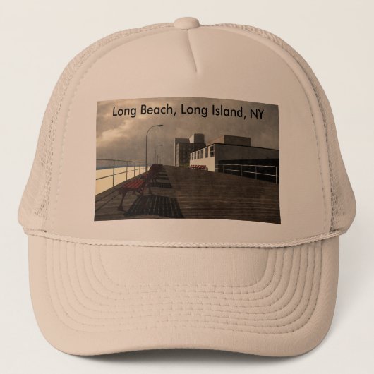 Long Beach, Long Island, New York Trucker Pet (Voorkant)