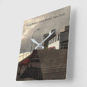 Long Beach, Long Island, New York Vierkante Klok (Hoek)