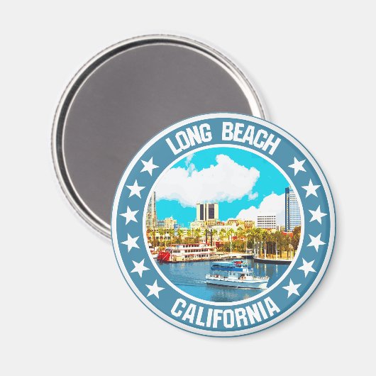 Long Beach Magneet (Voorkant / Achterkant)
