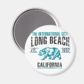 Long Beach Magneet (Voorkant / Achterkant)
