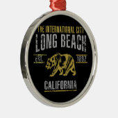 Long Beach Metalen Ornament (Rechts)