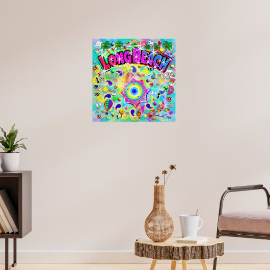 Long Beach Mystic Dance Poster (Woonkamer 3)