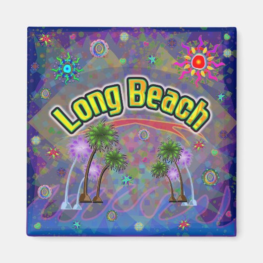 Long Beach Noble Voyage Nagnet Magneet (Voorkant)