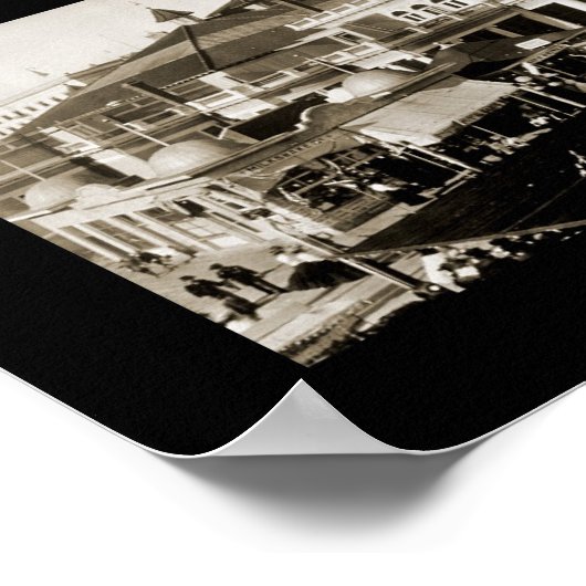 Long Beach Pier CA Photo 1907 Poster (Hoek)