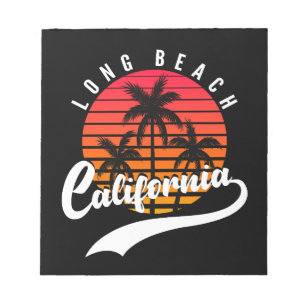 Long Beach Retro Sunset Notitieblok