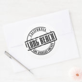 Long Beach Ronde Sticker (Envelop)