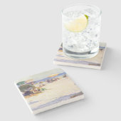 Long Beach (staat New York) Stenen Onderzetter (Zijkant)