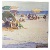 Long Beach (staat New York) Tegeltje (Voorkant)