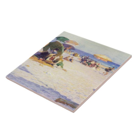 Long Beach (staat New York) Tegeltje (Zijkant)