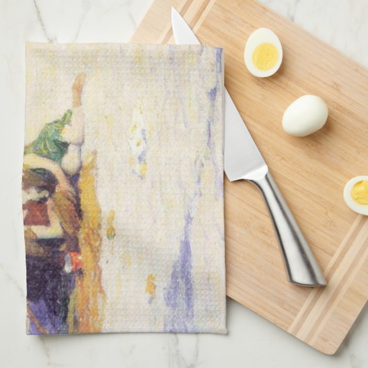 Long Beach (staat New York) Theedoek (Quarter Fold)