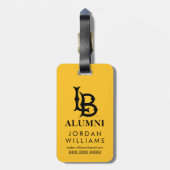 Long Beach State Alumni Bagagelabel (Achterkant verticaal)