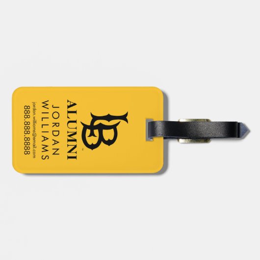 Long Beach State Alumni Bagagelabel (Achterkant horizontaal)