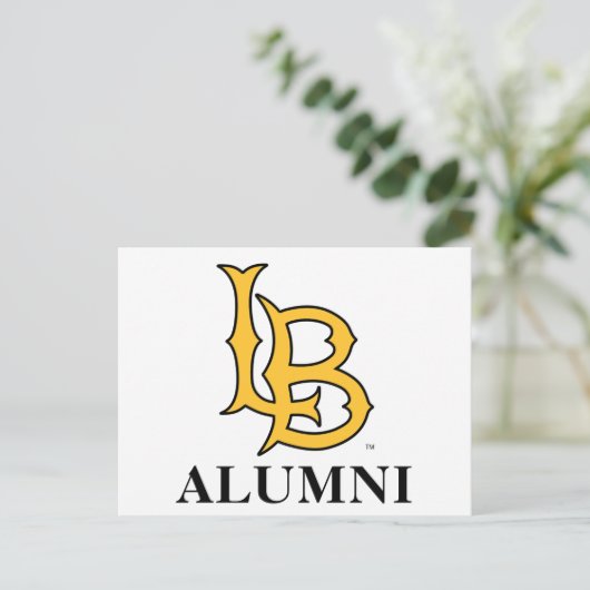 Long Beach State Alumni Briefkaart (Staand voorkant)