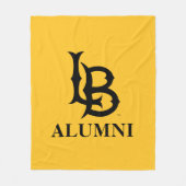 Long Beach State Alumni Fleece Deken (Voorkant)