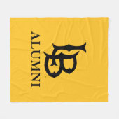 Long Beach State Alumni Fleece Deken (Voorkant (Horizontaal))
