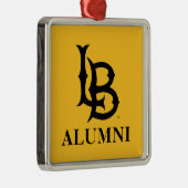 Long Beach State Alumni Metalen Ornament (Rechts)