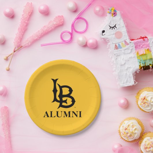 Long Beach State Alumni Papieren Bordje (Feest)