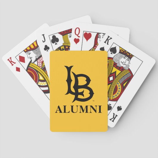 Long Beach State Alumni Pokerkaarten (Achterkant)