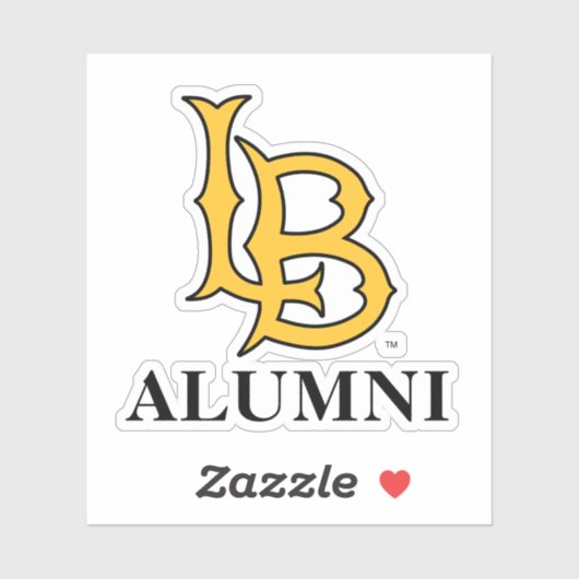 Long Beach State Alumni Sticker (Vel)