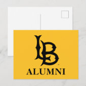 Long Beach State Alumni Uitnodiging Briefkaart (Voorkant / Achterkant)