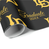 Long Beach State Logo Afstuderen Cadeaupapier (Rol Hoek)