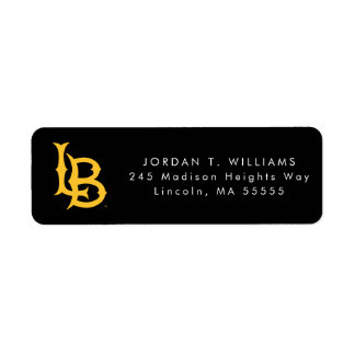 Long Beach State Logo Afstuderen Etiket