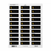 Long Beach State Logo Afstuderen Etiket (Full Sheet)