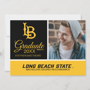 Long Beach State Logo Afstuderen Kaart